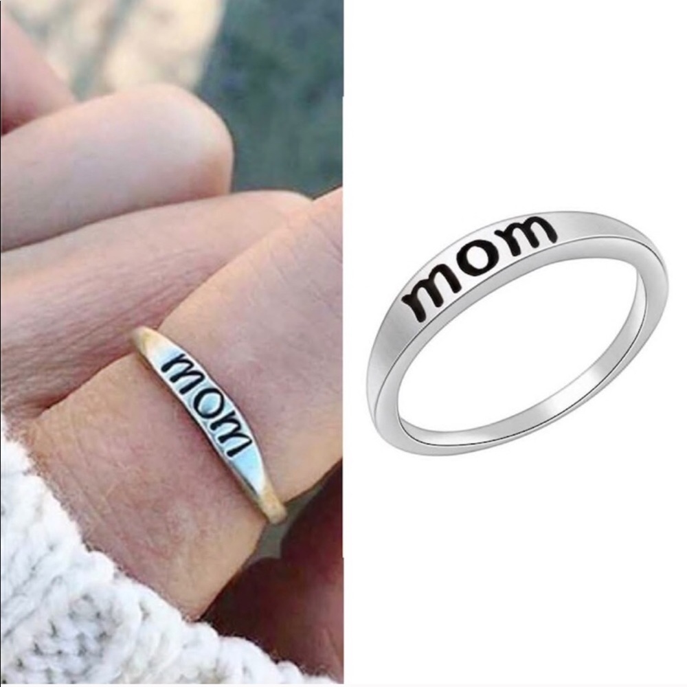 Silver Mom Ring